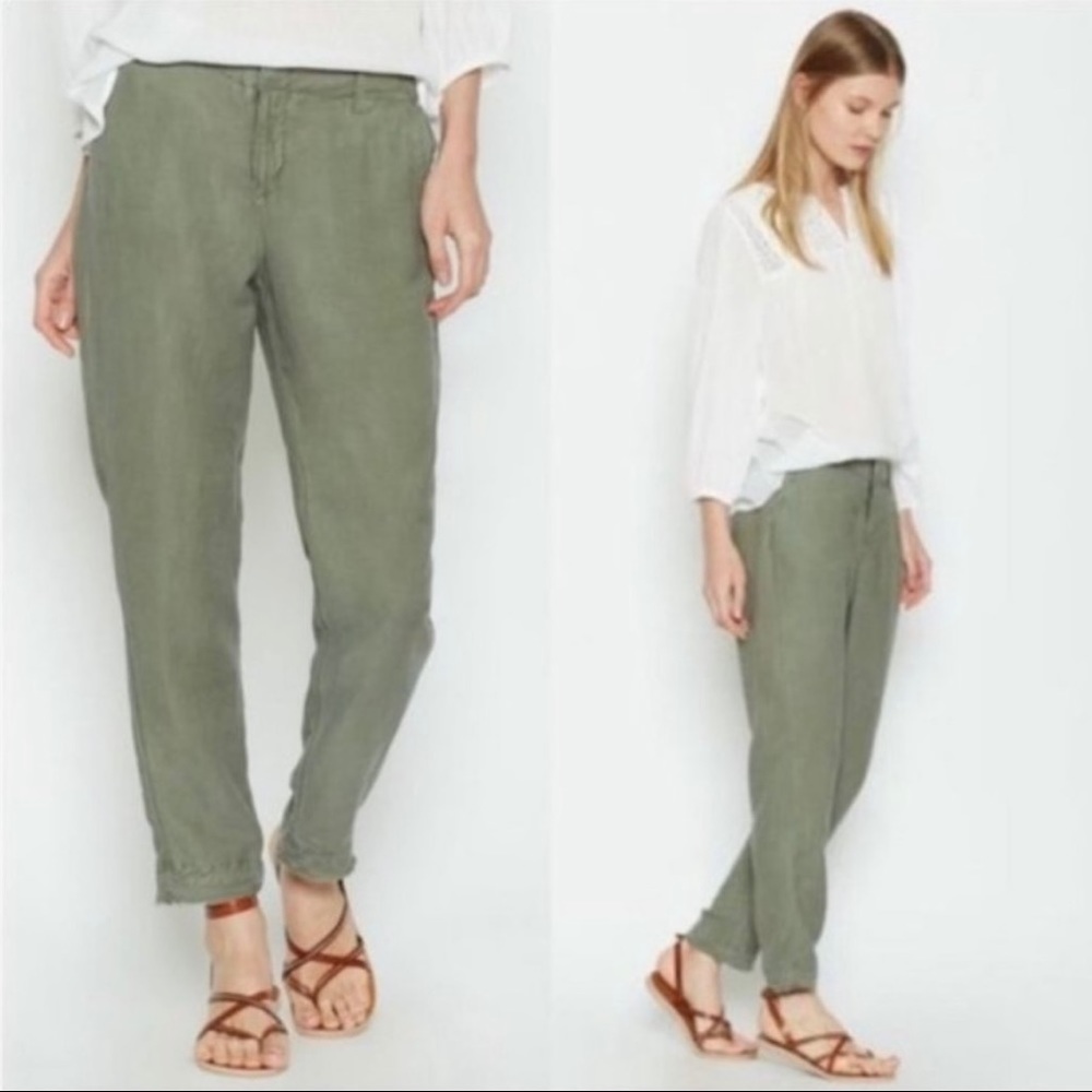 Joie Enna Fringe Trim Pant